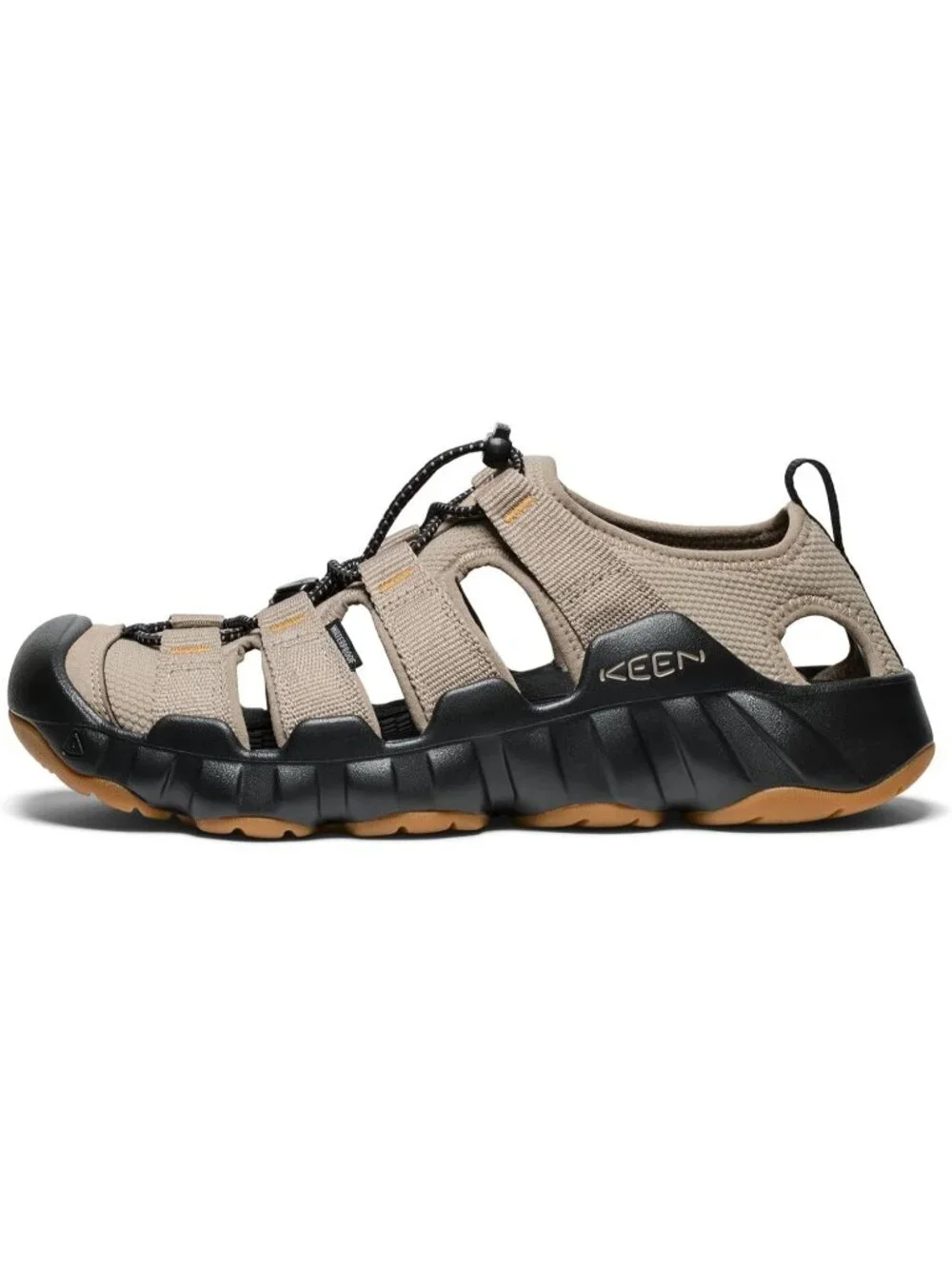 Men's Brindle And Black Hyper port Closed Toe Breathable Easy On Sandal Shoes